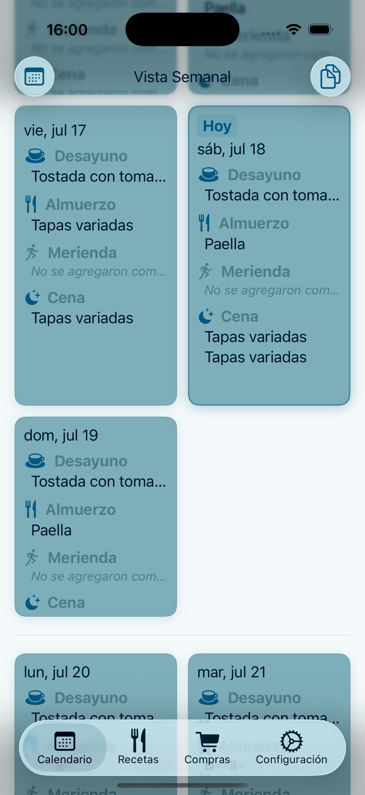 Opción de tema uno de PlanPot