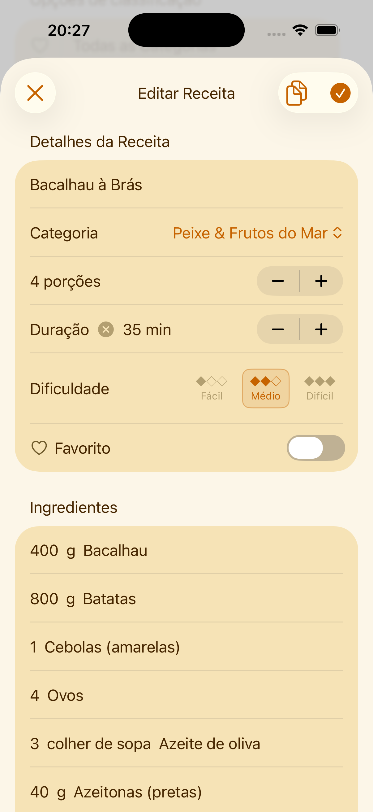 A introduzir manualmente uma receita no PlanPot